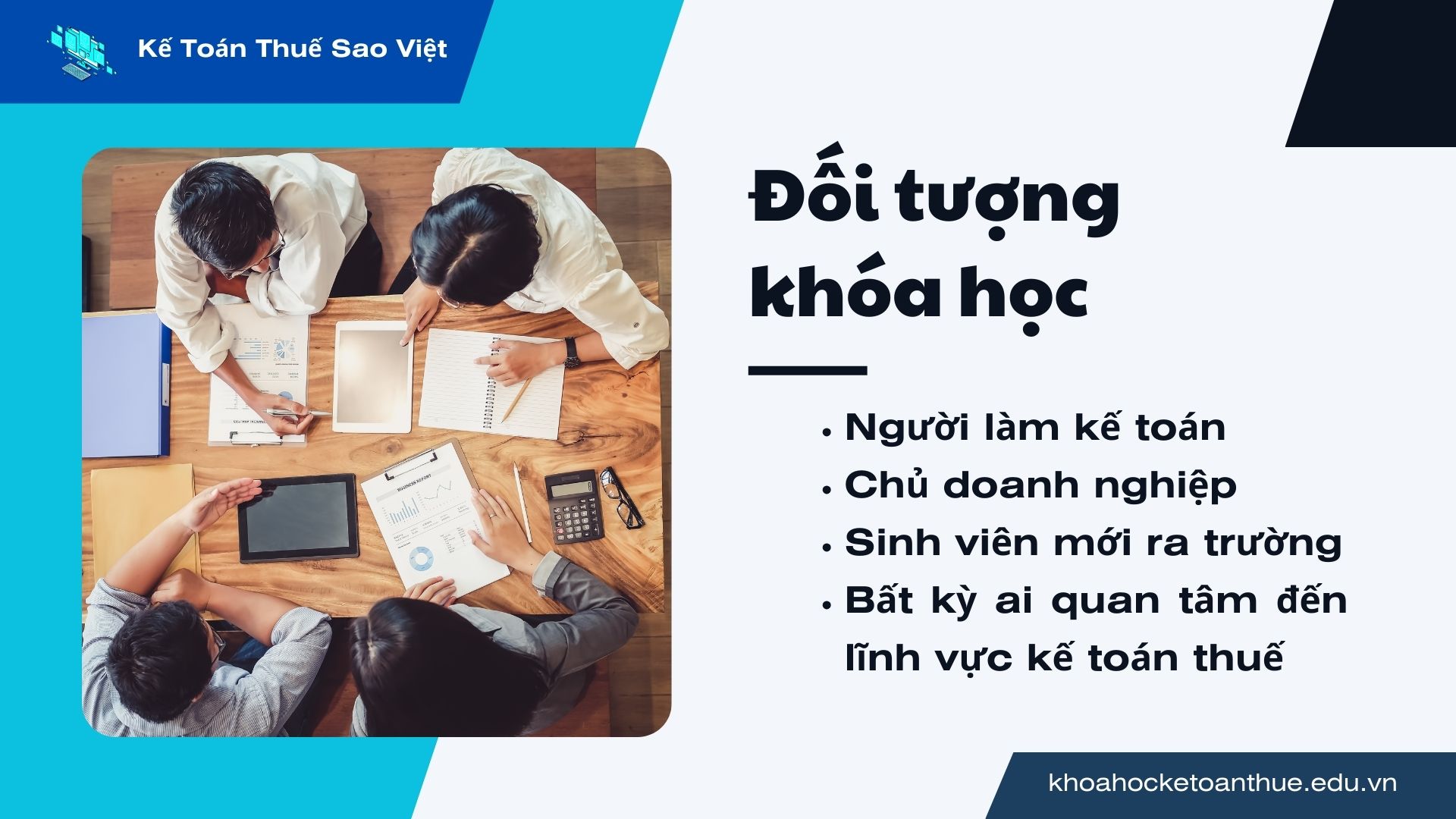 đối tượng khóa học
