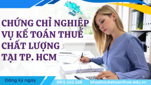 chứng chỉ kế toán