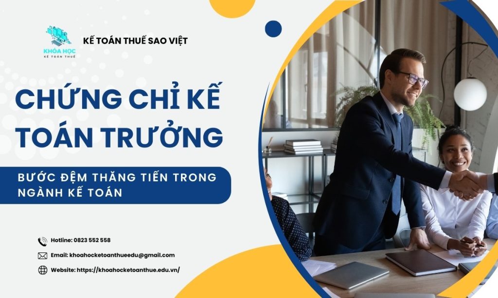 Chứng Chỉ Kế Toán Trưởng