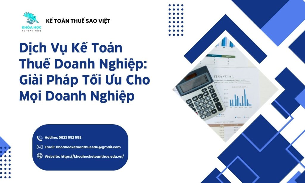 Dịch Vụ Kế Toán Thuế Doanh Nghiệp