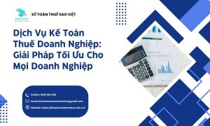 Dịch Vụ Kế Toán Thuế Doanh Nghiệp