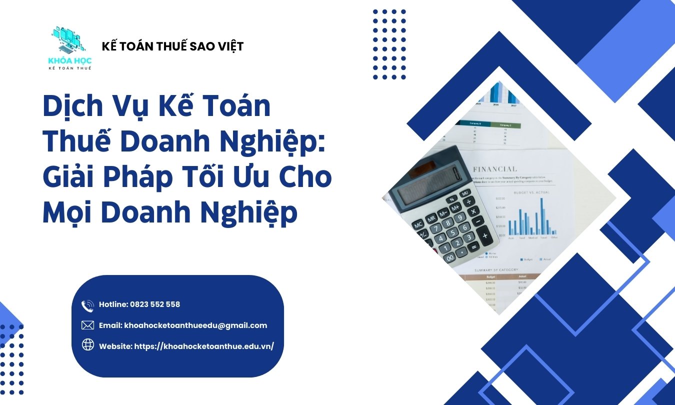Dịch Vụ Kế Toán Thuế Doanh Nghiệp