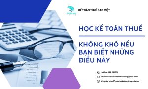 Học Kế Toán Thuế Không Khó