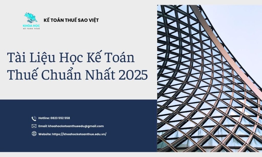 Tài Liệu Học Kế Toán Thuế