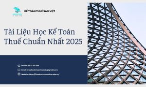 Tài Liệu Học Kế Toán Thuế