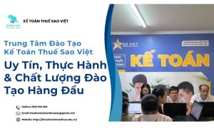 Trung Tâm Đào Tạo Kế Toán Thuế Sao Việt