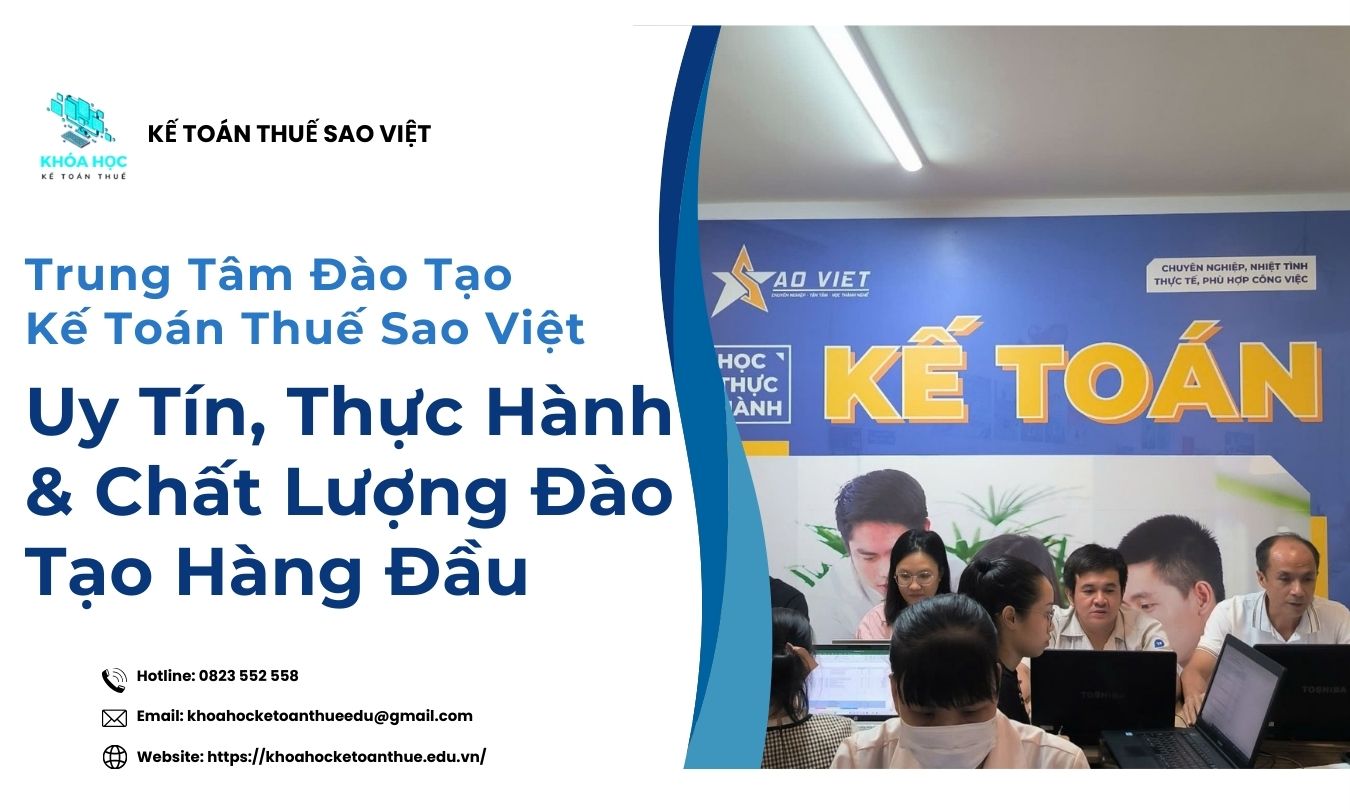 Trung Tâm Đào Tạo Kế Toán Thuế Sao Việt
